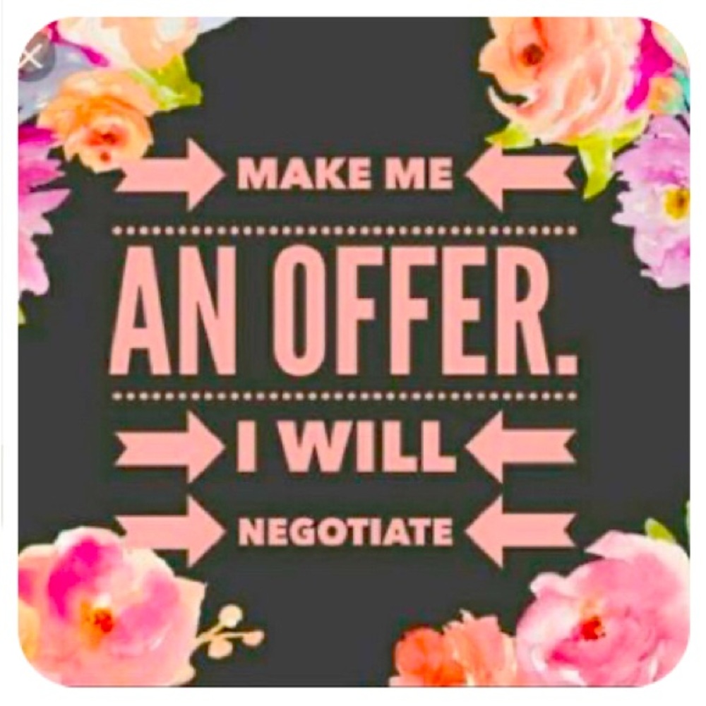 Floral Negotiation Sign